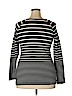 Norma Kamali for Walmart 100% Organic Cotton Black Long Sleeve Henley Size 2X - photo 2