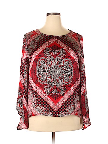 Ellen Tracy Long Sleeve Blouse (view 1)