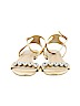 Ann Taylor 100% Leather Gold Sandals Size 7 - photo 2