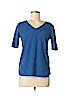 Chico's Blue Short Sleeve Top Size Sm (0) - photo 1