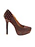 Forever 21 Brown Heels Size 9 - photo 1