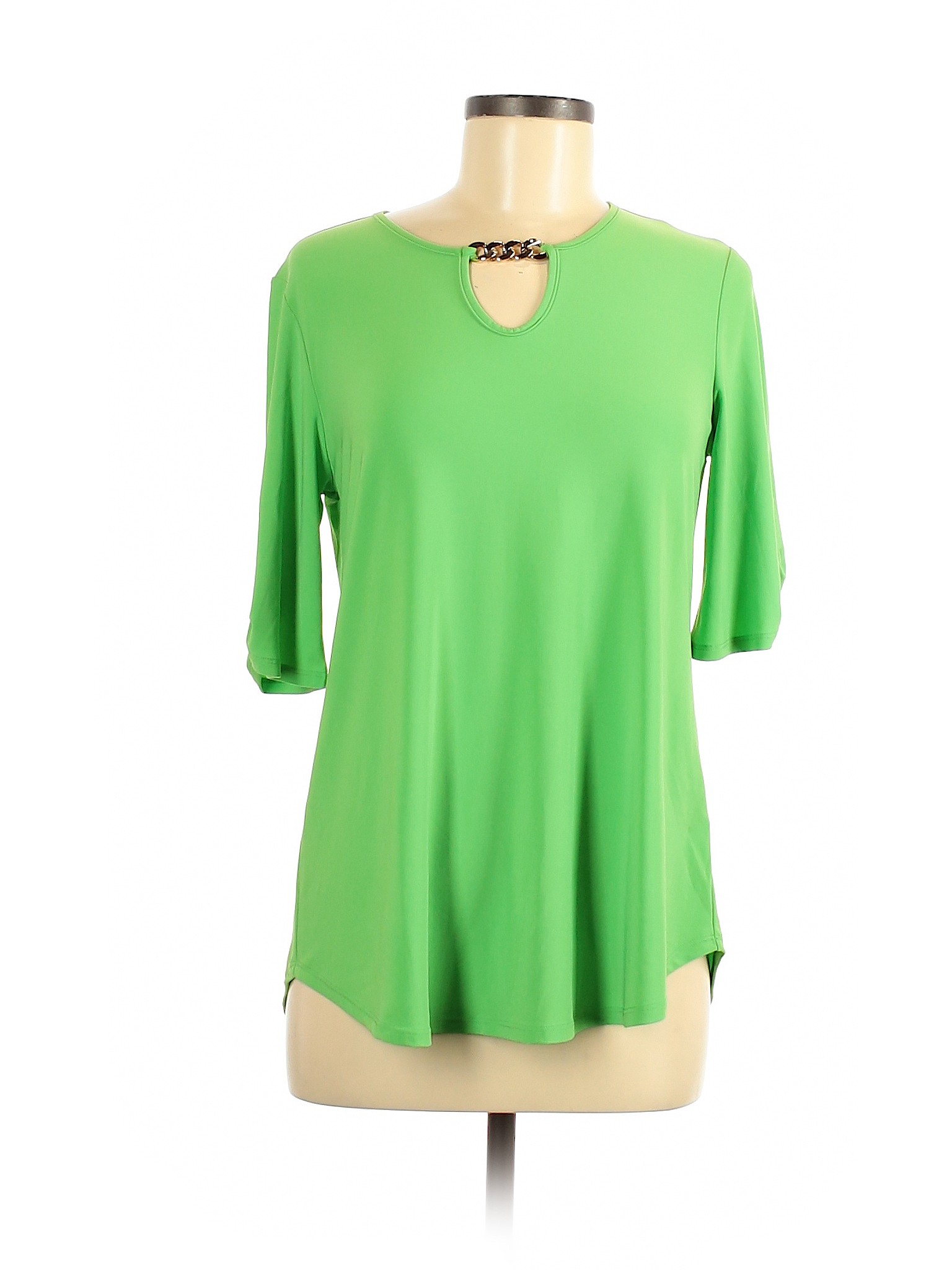 Unbranded Women Green 3/4 Sleeve Top M | eBay