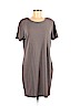 Nordstrom Gray Casual Dress Size L (petite) - photo 1