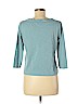 J.jill 100% Cotton Blue 3/4 Sleeve T-Shirt Size S (petite) - photo 2