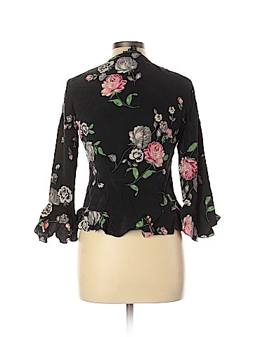 Lauren by Ralph Lauren 3/4 Sleeve Silk Top (view 2)