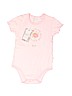 Earth Nymph 100% Cotton Graphic Pink Short Sleeve Onesie Size 12-18 mo - photo 1