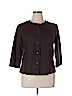 JM Collection 100% Linen Brown Jacket Size 14 (petite) - photo 1