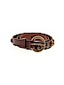Unbranded 100% Leather Solid Brown Leather Belt Size S - photo 1