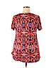 Lularoe Orange Short Sleeve Blouse Size 2X - photo 2