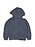 Gymboree Solid Blue Zip Up Hoodie Size 5 - 6 - photo 2