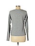Athleta 100% Merino Extra Fine Wool Gray Wool Pullover Sweater Size M - photo 2