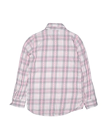 Justice Long Sleeve Button-Down Shirt (view 2)