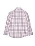 Justice 100% Cotton Checkered-gingham Pink Long Sleeve Button-Down Shirt Size 12 - photo 2