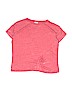 Zara Solid Pink Short Sleeve Top Size 10 - photo 1