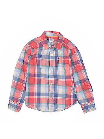 Carter's Long Sleeve Button-Down Shirt (view 1)