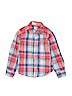 Carter's 100% Cotton Plaid Pink Long Sleeve Button-Down Shirt Size 5T - photo 1