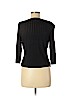 Norton McNaughton 100% Silk Black 3/4 Sleeve Silk Top Size M (petite) - photo 2