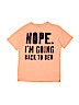 The Children's Place 100% Cotton Orange Short Sleeve T-Shirt Size 10 - 12 - photo 1