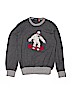 The Children's Place Graphic Gray Pullover Sweater Size 10 - 12 - photo 1