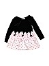 Bonnie Jean Polka Dots Black Dress Size 4T - photo 1