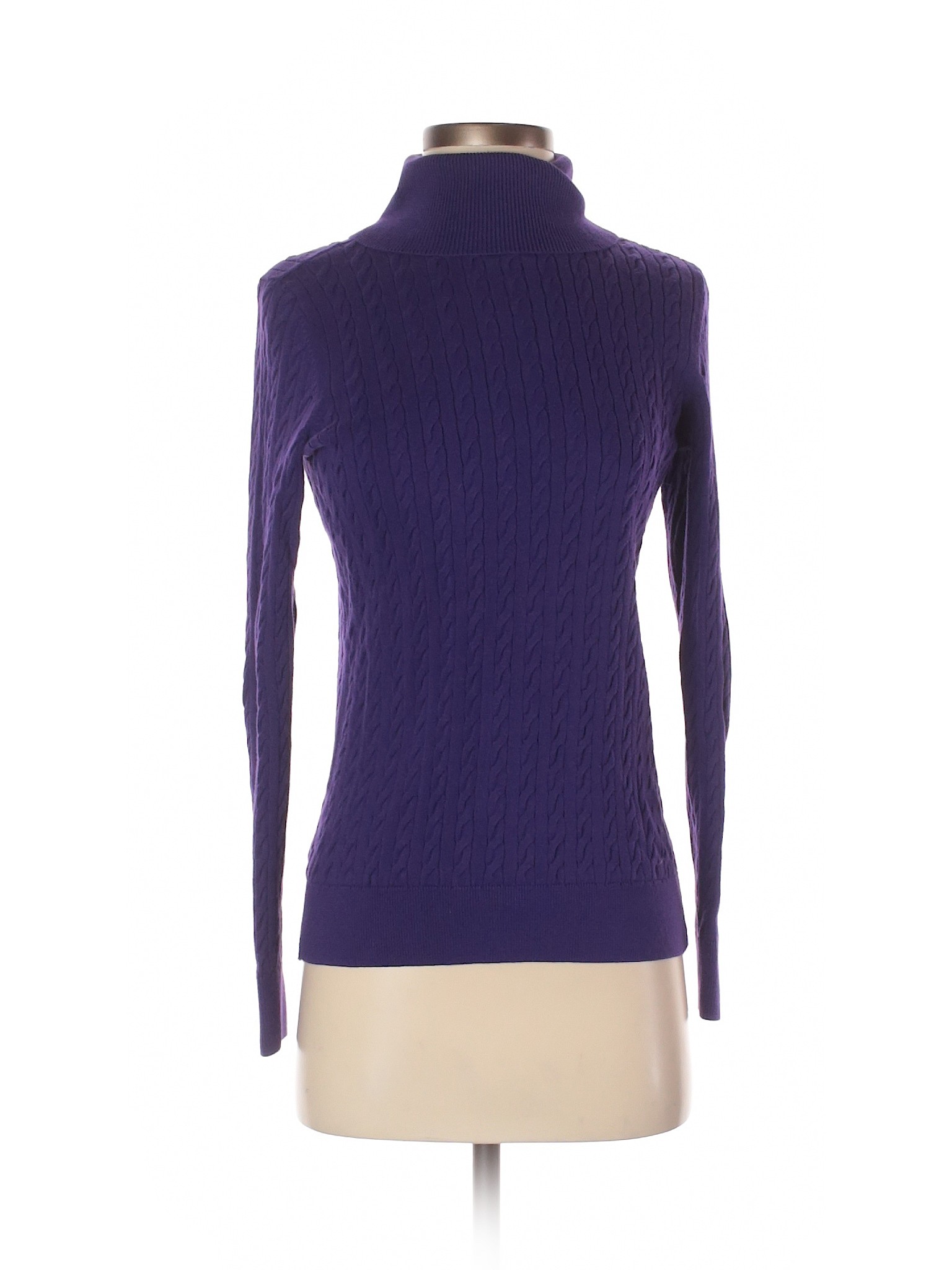 Talbots Women Purple Turtleneck Sweater S | eBay