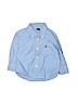 Baby Gap 100% Cotton Stripes Blue Long Sleeve Button-Down Shirt Size 18-24 mo - photo 1
