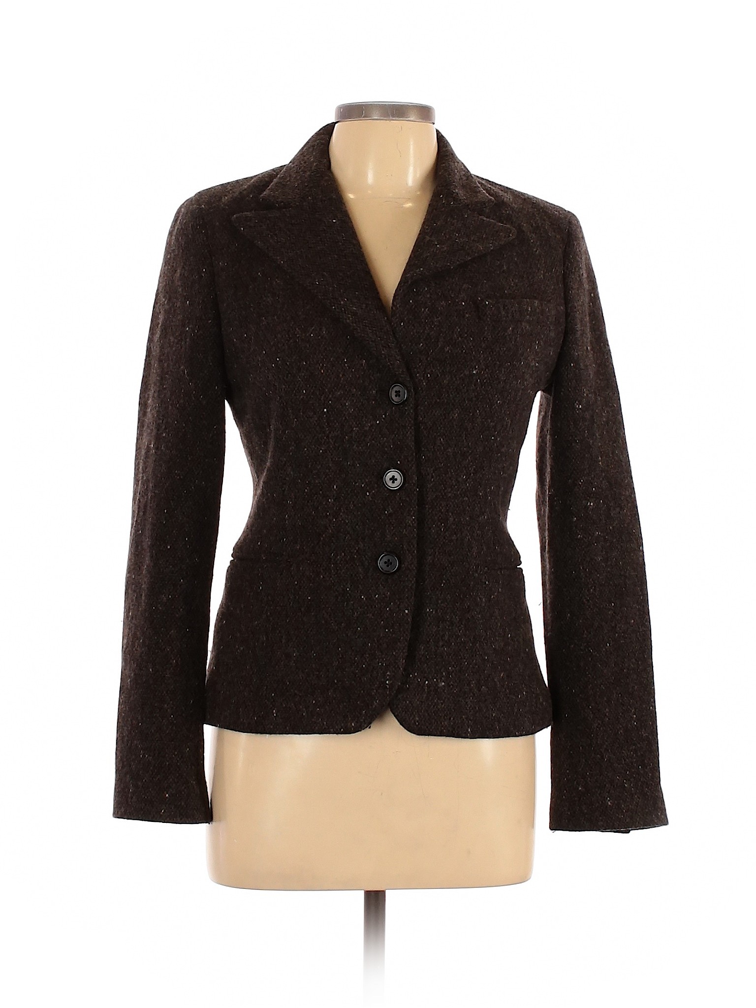 Ralph Lauren Women Brown Wool Blazer 10 | eBay
