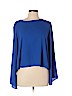 Vince Camuto 100% Polyester Blue Long Sleeve Blouse Size L - photo 1