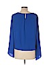 Vince Camuto 100% Polyester Blue Long Sleeve Blouse Size L - photo 2