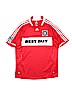 Adidas 100% Polyester Red Short Sleeve Jersey Size XL (youth) - photo 1