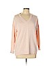 Ann Taylor LOFT Pink Pullover Sweater Size L (petite) - photo 1