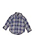 Baby Gap 100% Cotton Blue Long Sleeve Button-Down Shirt Size 2 - photo 1