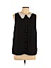 Forever 21 100% Polyester Black Sleeveless Blouse Size L - photo 1
