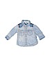 Baby Gap 100% Cotton Blue Long Sleeve Button-Down Shirt Size 12-18 mo - photo 1