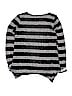 Xhilaration Stripes Black Pullover Sweater Size 10 - 12 - photo 2