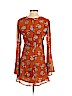 Forever 21 100% Polyester Orange Casual Dress Size S - photo 2