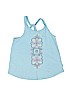 Tea 100% Cotton Graphic Blue Tank Top Size 7 - photo 1