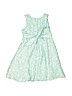 Holiday Editions 100% Polyester Lace Green Special Occasion Dress Size 10 - 12 - photo 2