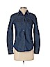 Banana Republic 100% Cotton Blue Long Sleeve Button-Down Shirt Size XS (petite) - photo 1