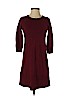 Ann Taylor LOFT Burgundy Casual Dress Size XS (petite) - photo 1