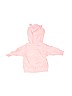 Carter's Pink Zip Up Hoodie 0-3 MO / 3 MO - photo 2