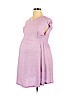 ASOS Maternity Purple Casual Dress Size 10 - photo 1