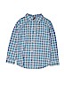 Tea 100% Cotton Blue Long Sleeve Button-Down Shirt Size 12 - photo 1