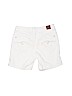 Justice Ivory Denim Shorts Size 10 - photo 2