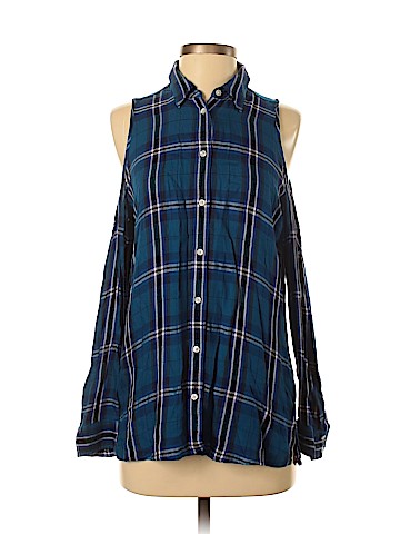 Express Sleeveless Button-Down Shirt (view 1)