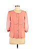 Talbots 100% Polyester Pink 3/4 Sleeve Blouse Size 2 (petite) - photo 1