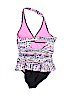 Wonder Nation Purple One Piece Swimsuit Size 7 - 8 - photo 2