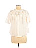 Old Navy 100% Cotton White Short Sleeve Top Size S (petite) - photo 2
