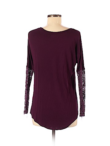 Bordeaux Long Sleeve Top (view 2)