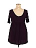 Torrid Purple Short Sleeve Top Size 1X Plus (1) - photo 2